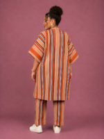 Billy Aso Oke Kimono & Pant Set - Image 6