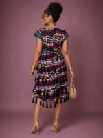 Estelle Tassel Dress with Cap Sleeves - Image 2