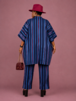 Billy Aso Oke Kimono & Pant Set - Image 8