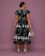 Estelle Tassel Dress with Cap Sleeves - Image 5