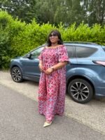 Adire off shoulder dress[one size] - Image 2